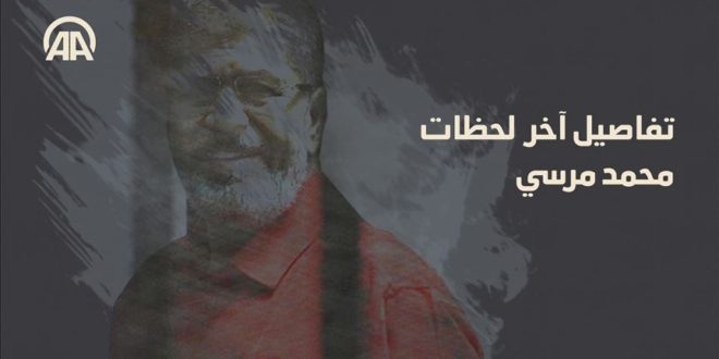 لحظة وفاة مرسي