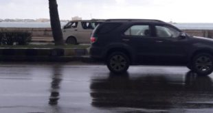 أمطار غزيرة على أنحاء متفرقة بالإسكندرية